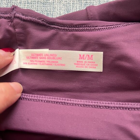 Victoria's Secret PINK Purple Ultimate Cage Front Unlined Sports Bra Medium - Picture 11 of 11